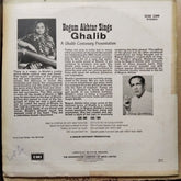Begum Akhtar  - Begum Akhtar Sings Ghalib (Vinyl)